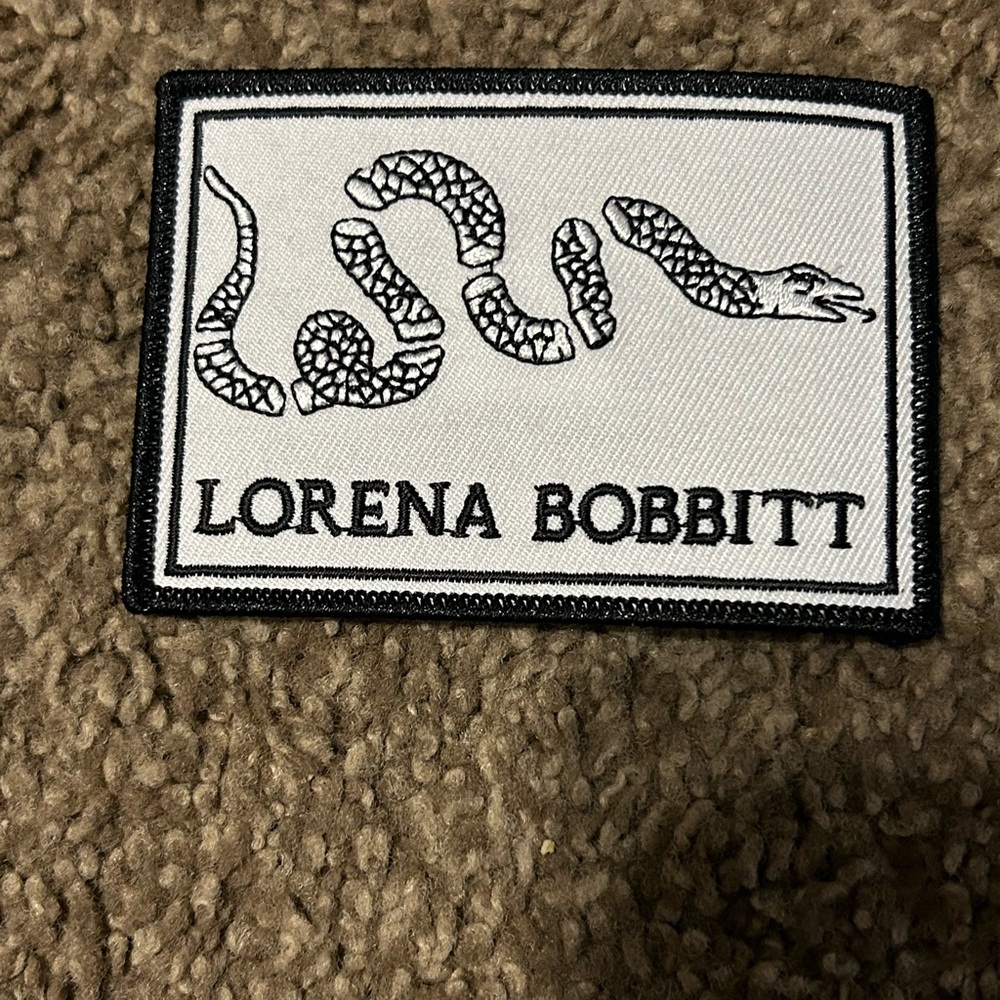 Snake Lorena Bobbitt Ball and Chain patch